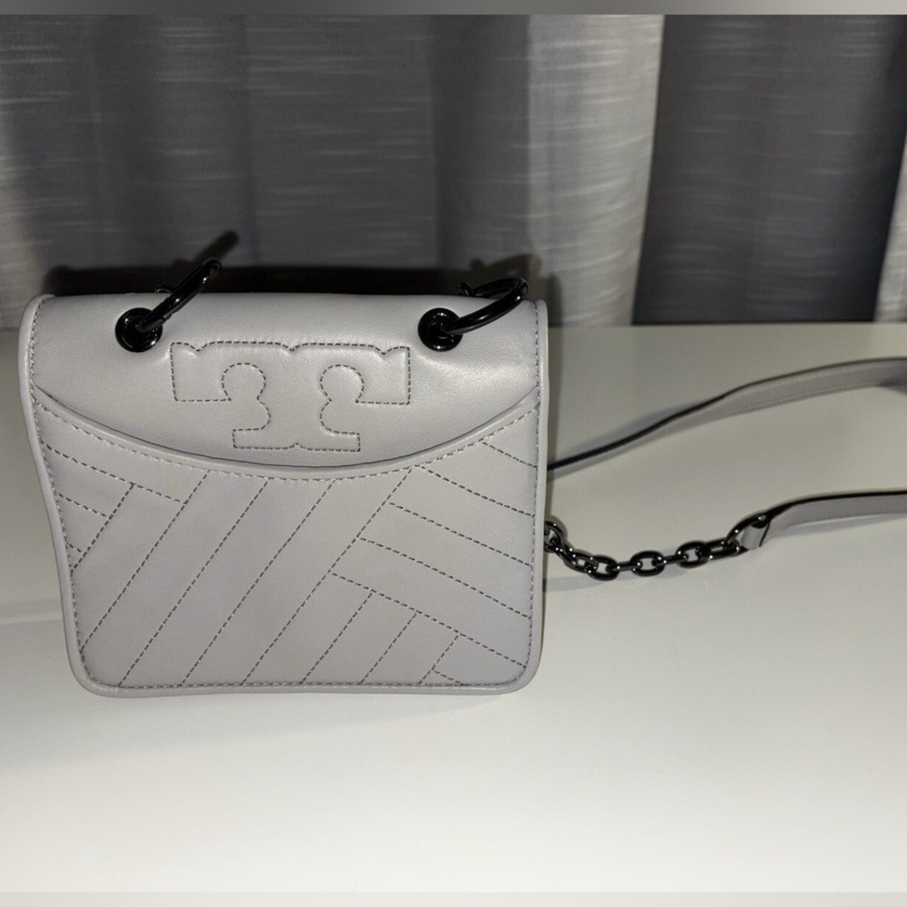 Tory Burch Light Gray Crossbody Bag